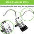 Boot Hangers Clips - 16 Pack Heavy Duty Laundry Hooks for Closet Organizer, Travel Pants Socks Handbags