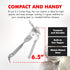 Chef Craft Select Can Opener with Tapper, 6.5 inches, Nickel Plated