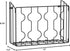 Simple Houseware Wall Door Mount Kitchen Wrap Organizer Rack in Black