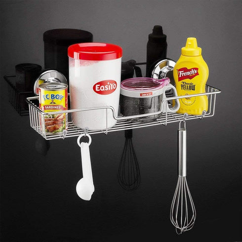 iPEGTOP 3in1 Suction Cup Shower Caddy Bath Wall Shelf + Soap Dish Holder, Rustproof Stainless Steel Bathroom Storage