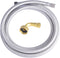 Hydro Master Braided Stainless Steel Dishwasher Connector, 72 Inches, 3/8" Comp x 3/8" Comp