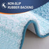 OLANLY Luxury Bathroom Rug Set 2 Piece, Soft Absorbent Microfiber Bath Rugs and U-Shaped Contour Rug
