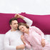 uxcell 2 Pcs Fuchsia Pillowcases – 100% Egyptian Cotton, Breathable Soft Pillow Covers with Zipper Closure, King Size