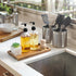 ALELION 11.7" Acacia Wood Bathroom Vanity Tray for Counter - Decorative Organizer for Makeup and Jewelry