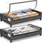 Yecaye Under Bed Storage with Wheels, 2Pack Under Bed Storage Containers, Underbed