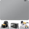 FLASLD Heat Resistant Mat for Air Fryer, Fireproof Silicone Countertop Protector, No-slip and Waterproof, 16"X24", Gray