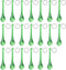 LONGWIN 20pcs 3inch Crystal Teardrop Pendant Chandelier Parts Wedding Decoration Christmas Tree