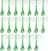 LONGWIN 20pcs 3inch Crystal Teardrop Pendant Chandelier Parts Wedding Decoration Christmas Tree