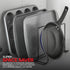 Stock Your Home Bronze Steel Baking Pan Organizer Rack, 2 Pack for Kitchen Storage of Cutting Boards and Cookie Sheets