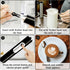 3 Electric Double Whisk Milk Frother Handheld Black USB Rechargeable Drink Mixer, Speeds Adjustable Electric Whisk Foam