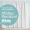 BigFoot Shower Curtain Liner – 72 x 72 PEVA Premium with Rustproof Metal Grommet, White
