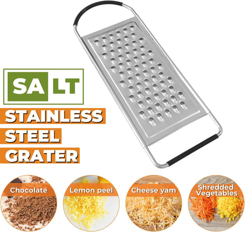 Flat Coarse Grater, SALT Stainless Steel