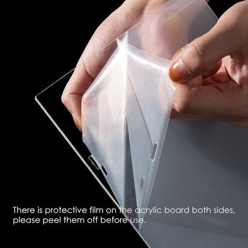 BYCY Clear Acrylic Display Stand, 3 Tier Desserts Holder for Organizer and Decoration (12" x 10.2" x 6.3")