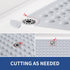 31"x 19" OTHWAY Non Slip Bathtub Mat, TPE Bath Mat for Tub with Drain Holes and Suction Cups, Anti-Slip Mats for Kids