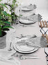 Set of 4pcs Silver Crystal Napkin Rings Handcraft Sparkly Holders for Special Occasions
