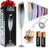 Zulay Kitchen Milk Frother Wand with 2 Duracell Batteries - Handheld Electric Milk Frother for Frappe, Matcha - Storm
