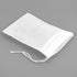 100 Pack Muslin Drawstring Bags - Disposable Small Mesh Bags for Cooking, Soaking, DIY Craft Spices Storage, Weeding