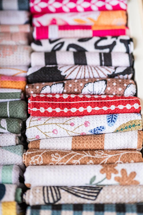 2 Pack || Double Sided|| Not Your Ordinary Dish Towels || Waffle Weave Microfiber || Tea Towels || Highly Absorbent ||
