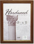 NuDell Certificate Frame | Walnut Brown | 8.5" x 11" Document Holder | Diploma & Picture Frames
