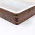 6x6 4x4, Square Picture Frame in Natural Walnut Wood, Solid Wooden Frames matted to Gallery Frames for Wall Mount