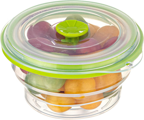Restaurantware-Fresh Hero 16 Ounce Storage Containers - Durable Airtight Food Containers, Green Silicone