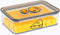 Yomjarl Cheese Container for Refrigerator,Cream Cheeses Storage Box,Cheese Keeper with Airtight Lid and