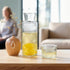 Set 28.5 OZ 6.5 OZ kanpura Bedside Water Carafe and Glass Mouthwash Dispenser for Bathroom Glass Pitcher & Cup Vintage