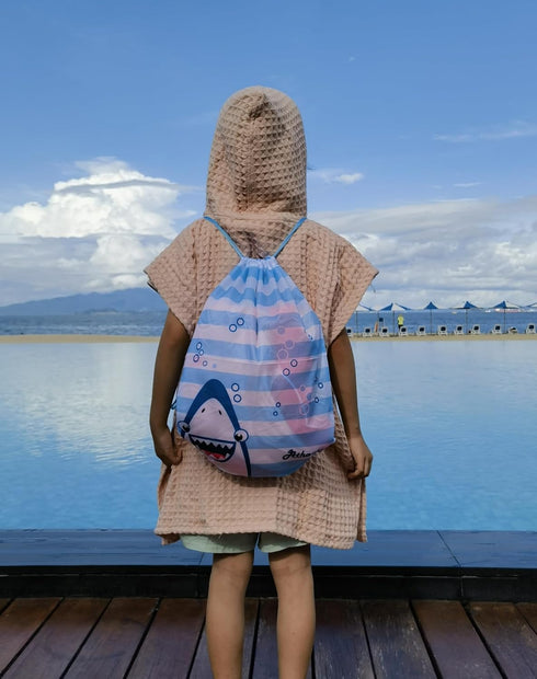 Hooded Bath Towel for Kids Extra Soft Absorbent Bath Poncho for 1-5