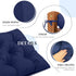 40 Settee Storage,40 20",Khaki Outdoor Bench Cushions in with Ties Waterproof Tufted Thicken Patio Swing Chair Cushion