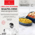 Emeril Lagasse 2-Piece Oval Stoneware Baking Dish Set, 1 & 2 Qt for Baking, Microwave, Oven Safe