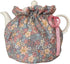 Cotton Tea Cozy, Vintage Garden Style Teapot Cover, Dust Proof Insulated Kettle Quilt for Home Kitchen