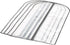 Amazon Basics Zippered Peva Garment Storage Bag, 5-Pack, White