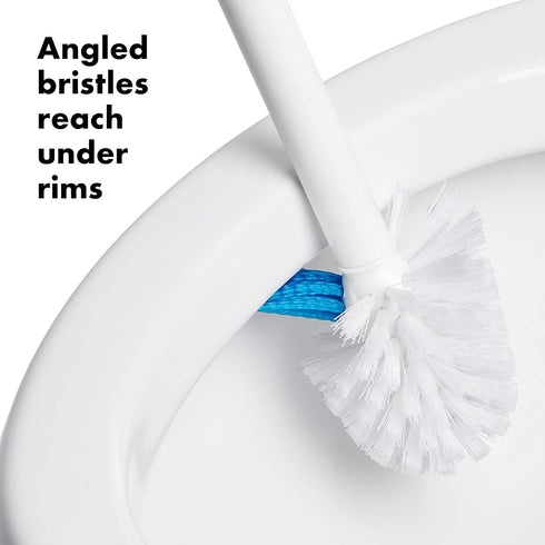 OXO Good Grips Toilet Brush with Canister - Effortless Cleaning