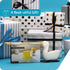 2 1 PELEG DESIGN Pelix Plastic Sponge and Cloth Holder for Kitchen Sink Caddy with Suction Cup, in Dish Kitchen