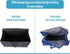 VENO 2 Pack Moving Bags, Heavy Duty Totes with Zipper, Extra Large Storage Boxes for Packaging (Dark Gray)