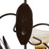 15x7.5x3.5, Zingz & Thingz Beauty in The Petals Collection Floral Lily Tealight Candle Wall Sconce, Amber Lilies