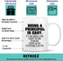 Retreez Funny Mug - Being a Principal is Easy Except the Bike is on Fire, 11 Oz Ceramic Coffee Mug