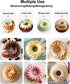Nalchois 4 Inch Silicone Mini Bundt Cake Pan Set of 4, Nonstick BPA Free Molds for Baking, Oven Safe Fluted Tube
