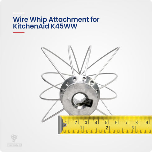 ForeverPRO WP9704329 Wire Whip for Whirlpool Mixer, Compatible with 9704329 9706446 4162165 4169927