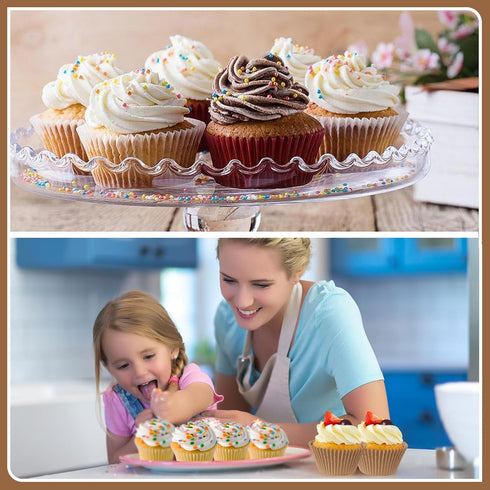 500pcs Standard White Cupcake Liners, Food Grade Non-Stick Greaseproof Muffin Wrappers by Bake Choice