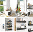 Easyhouse 6 Pack Magnetic Spice Storage Rack Organizer for Refrigerator and Oven, Moveable Magnetic Spice Organizer