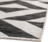 Unique Loom Napa Outdoor Collection Area Rug, Charcoal Gray/Ivory, 2' x 3' 1' Rectangle