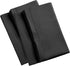 uxcell 2 Pack Pillow Cases - Soft 1800 Series Microfiber Zipper Pillowcases Set, Queen (20"x30"), Black