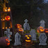 12 Pcs Miniature Resin Tombstones, Mini Gravestone Figurines, Multiple Sizes for Mini House Graveyard Scene, Halloween