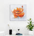 Niwo ART - Orange Poppies Flower Canvas Wall Art Home Decor, Framed and Ready to Hang