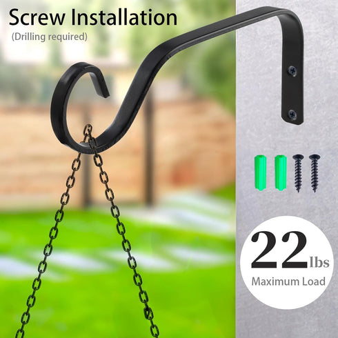 PeakBlen 4 Hummingbird Pcs Window Bird Feeder Hook- Bird Feeder Hanger for Heavy Outdoors Hanging- Window Feeder Stand