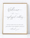 Welcome to our Unplugged Wedding Sign, Elegant Minimalist Style White with Black Lettering, Wedding Decoration