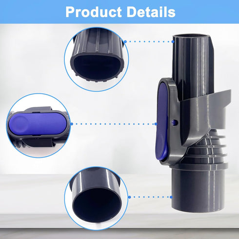 IX141 Pet Cordless Stick Vacuum Replacement for Shark, 1.25" Horse Hair Brush Attachment Crevice Tool Adapter
