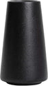 Matte Black Flower Vase, 6" Small Modern Ceramic Vase for Flowers, Minimalist Farmhouse Boho Centerpieces Decor