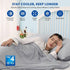HOMFINE Cooling Blankets for Hot Sleepers, Lightweight Breathable Double Side Blanket for Bed, Grey
